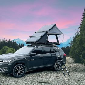 Triangle Aluminium Black Hard Shell Grey Max High Ridge Rooftop Tent