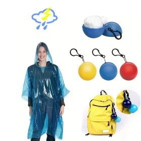 Disposable Raincoat Adults Hood Poncho Raincoat(Random Colours Shipping)