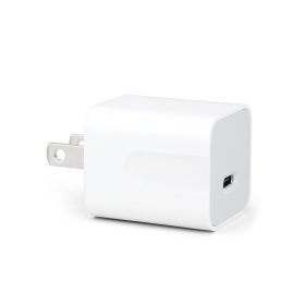 USB C Charger Block, Charger Block 24W PD Power Adapter (Option: White)