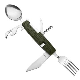 Multifunctional Outdoor Camping Detachable Folding Tableware (Type: Style A, Color: As pic show)