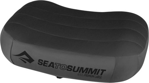 Thick Camping Memory Foam Pillow, Compressible & Ultralight Travel Pillow for Backpacking - Ergonomic Neck & Lumbar Support for Side Sleepers (size: Grey   Large)