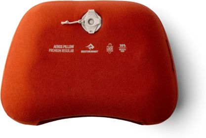 Thick Camping Memory Foam Pillow, Compressible & Ultralight Travel Pillow for Backpacking - Ergonomic Neck & Lumbar Support for Side Sleepers (size: Picante   Regular)