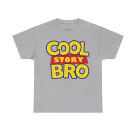 Cool Story Bro Mock Premium T-Shirt (Color: Sport Grey, size: S)