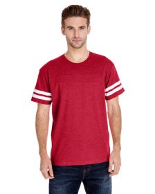 Men's Football T-Shirt - BLACK/ WHITE - 2XL (Color: VN RED/ BLD WHT, size: M)