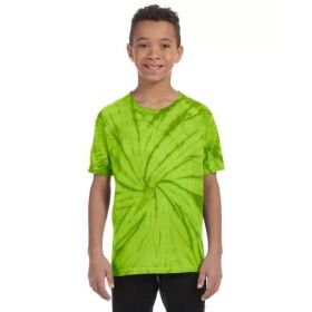 Youth 5.4 oz. 100% Cotton Spider T-Shirt - SPIDER ORANGE - XS (Color: SPIDER LIME, size: XS)