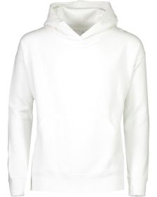Youth Pullover Fleece Hoodie - BLACK - XS (Color: White, size: S)