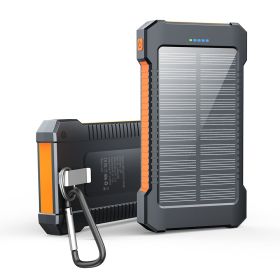 8000mAh Portable Charger with Keychain, Power Bank with Micro& Dual USB-A Ports ,Compatible with Android Phones, Travel Essentials (Color: Orange)
